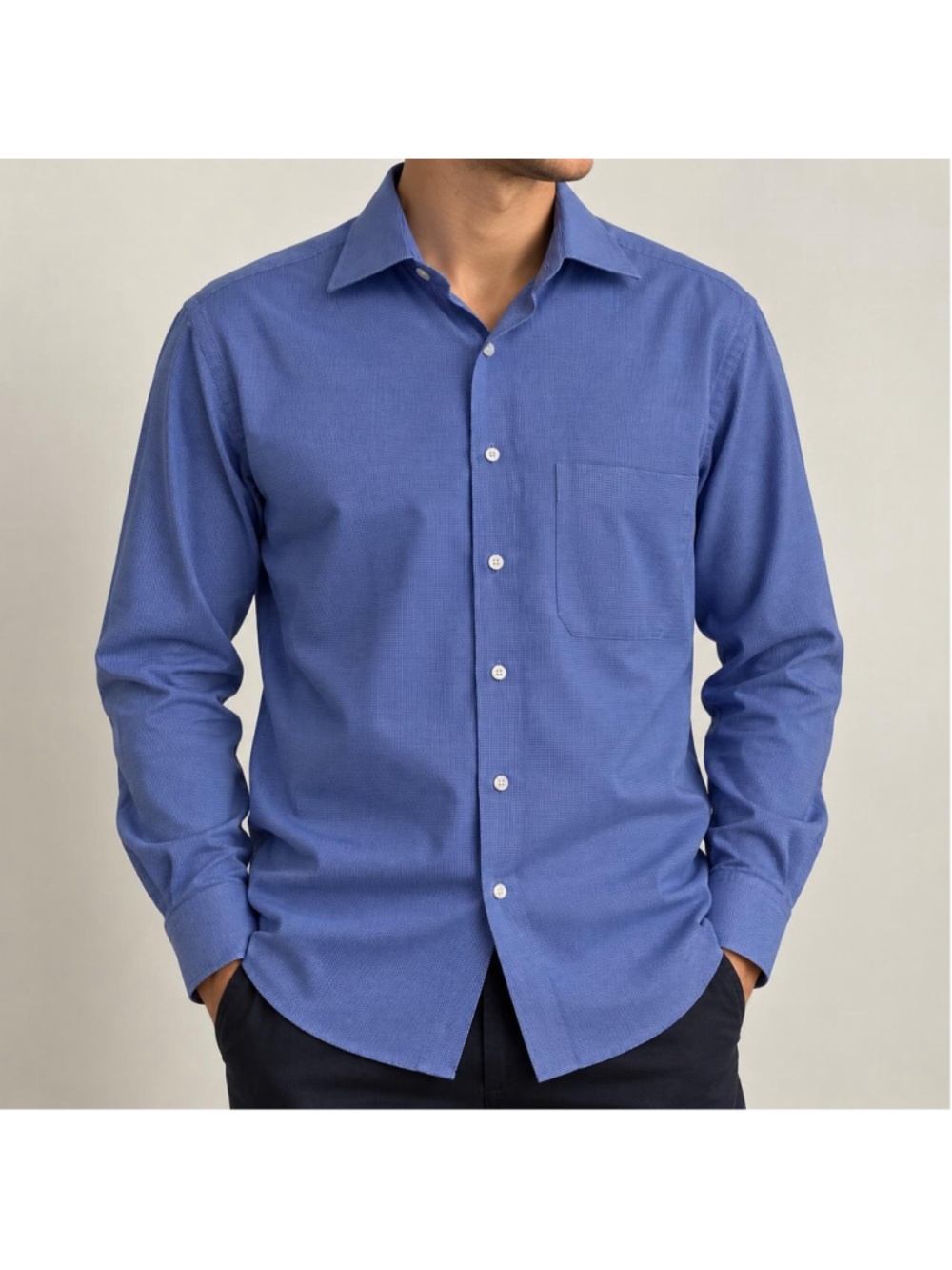 Ermenegildo Zegna 90s Made in Italy Cotton Shirt 37 14 1/2